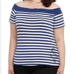 Sailor retro pin up top 4x